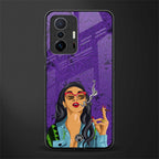 purple smoke glass case for mi 11t pro 5g image