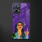 purple smoke glass case for oppo reno7 pro 5g image