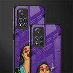 purple smoke glass case for poco m4 pro 5g image-2