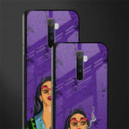 purple smoke glass case for realme x2 pro image-2