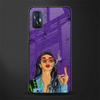 purple smoke glass case for vivo v17 image