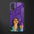 purple smoke glass case for vivo y31 image