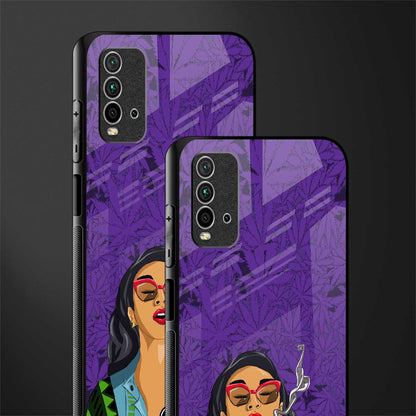 purple smoke glass case for redmi 9 power image-2