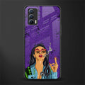 purple smoke glass case for realme x7 image