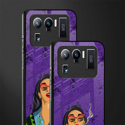 purple smoke glass case for mi 11 ultra 5g image-2