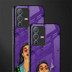 purple smoke glass case for vivo v23 pro 5g image-2