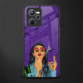 purple smoke glass case for realme c35 image