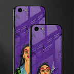 purple smoke glass case for iphone 8 image-2