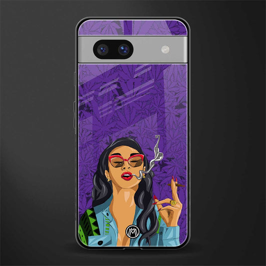 purple smoke back phone cover | glass case for Google Pixel 7A