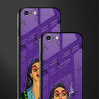 purple smoke glass case for iphone 6s image-2