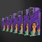 purple smoke glass case for redmi 9 power image-3