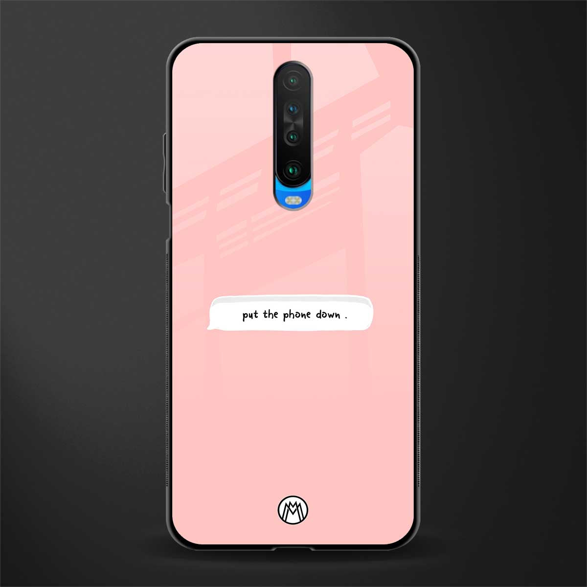 put the phone down glass case for poco x2 image