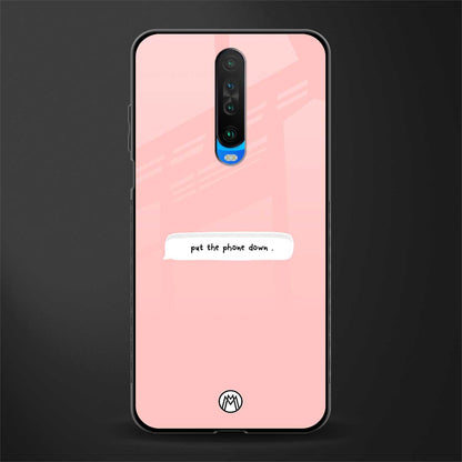 put the phone down glass case for poco x2 image