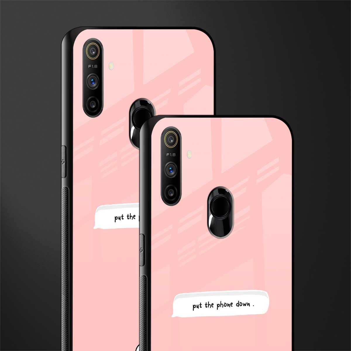 put the phone down glass case for realme narzo 10a image-2