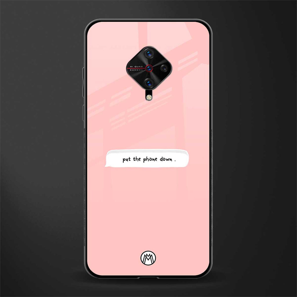 put the phone down glass case for vivo s1 pro image