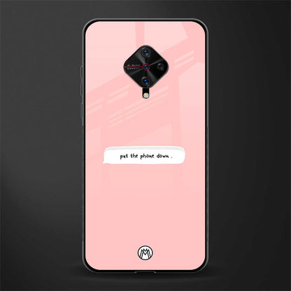 put the phone down glass case for vivo s1 pro image