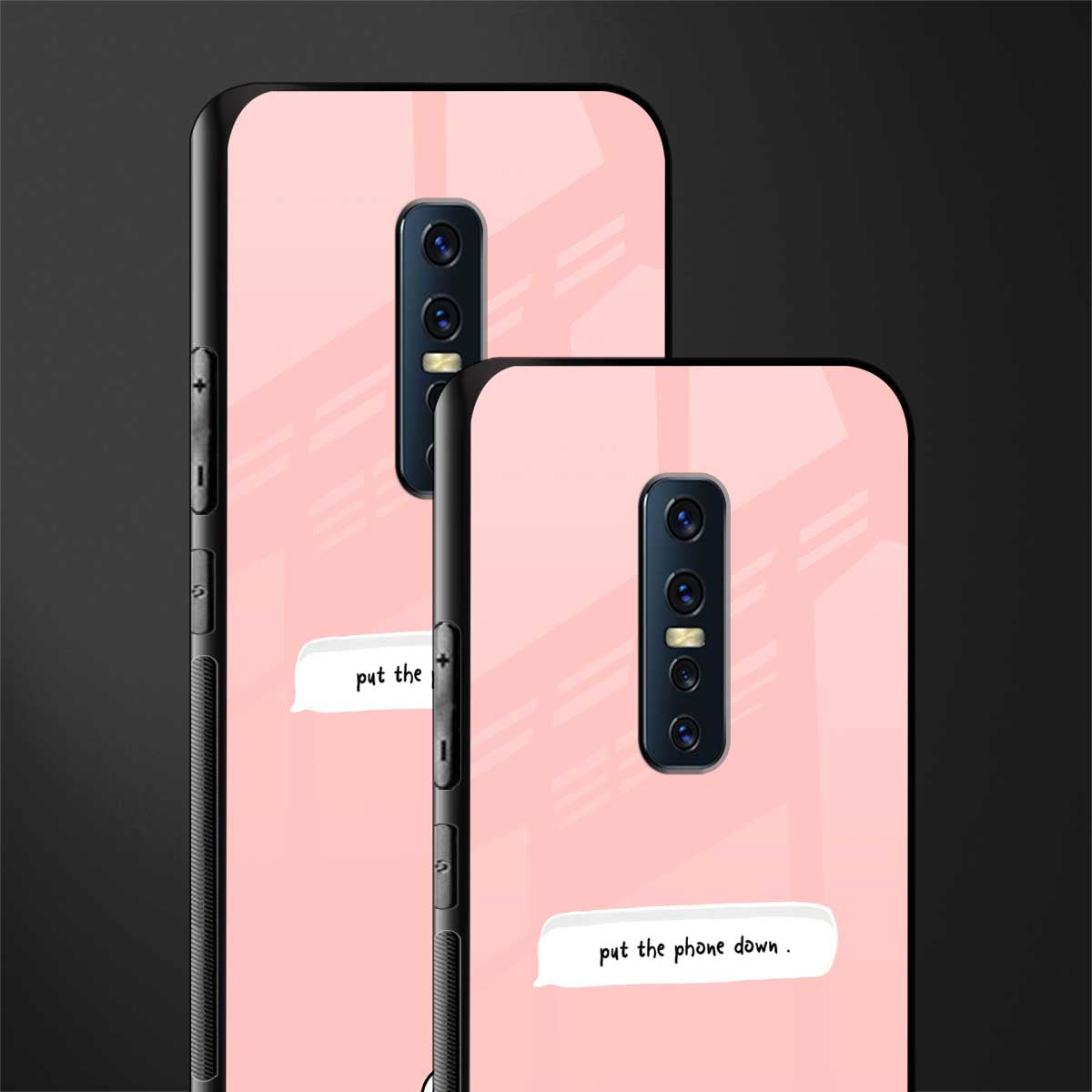 put the phone down glass case for vivo v17 pro image-2