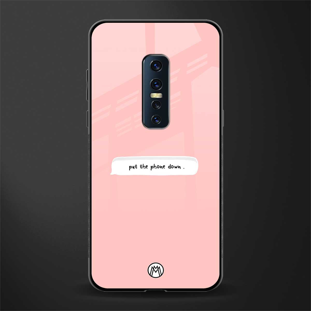 put the phone down glass case for vivo v17 pro image