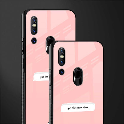 put the phone down glass case for vivo v15 image-2