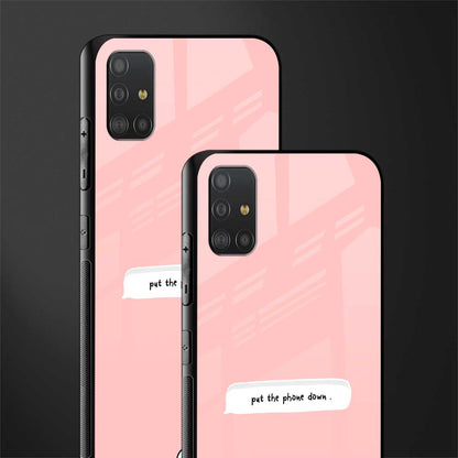 put the phone down glass case for samsung galaxy a51 image-2
