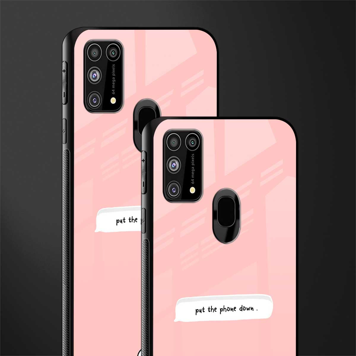 put the phone down glass case for samsung galaxy f41 image-2