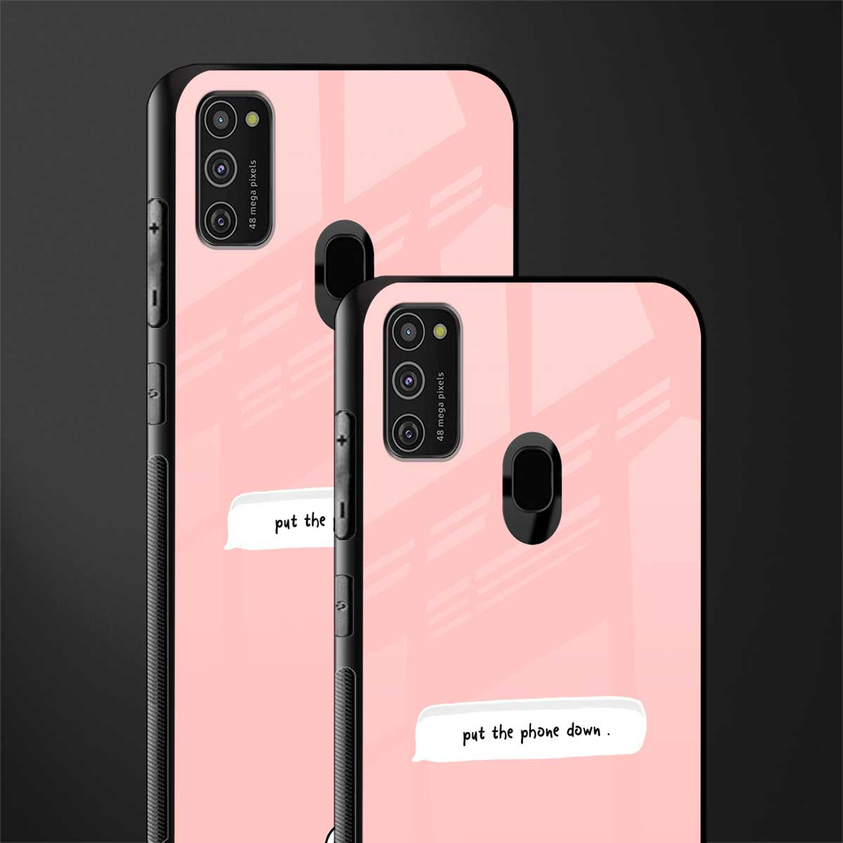 put the phone down glass case for samsung galaxy m30s image-2