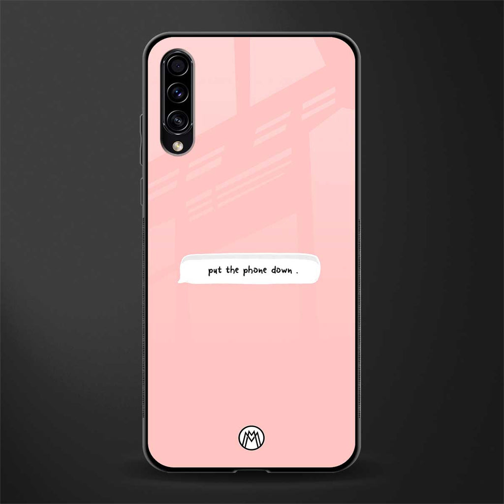 put the phone down glass case for samsung galaxy a50s image