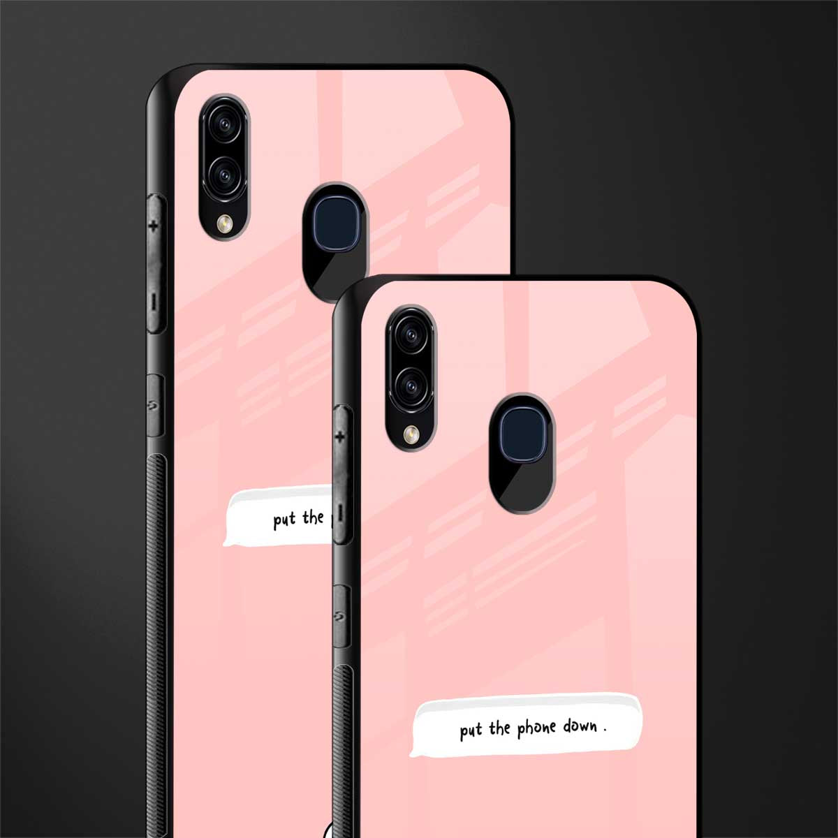 put the phone down glass case for samsung galaxy a20 image-2