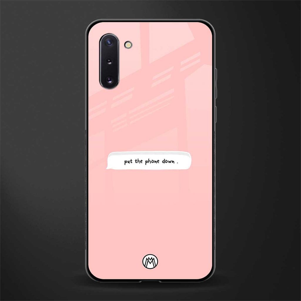 put the phone down glass case for samsung galaxy note 10 image