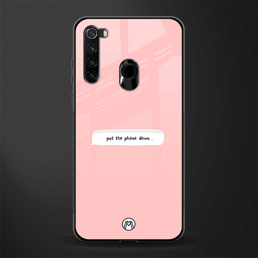put the phone down glass case for redmi note 8 image