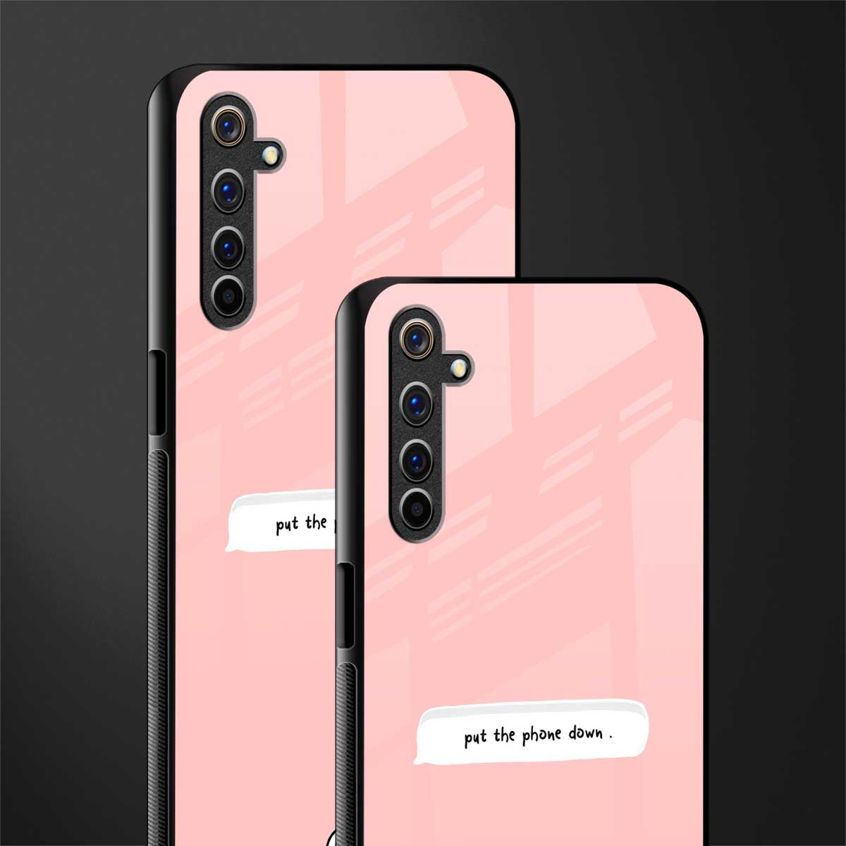 put the phone down glass case for realme 6 pro image-2