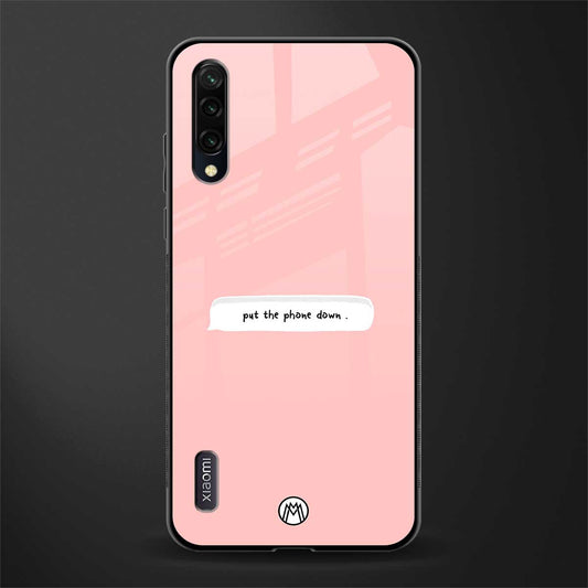 put the phone down glass case for mi a3 redmi a3 image