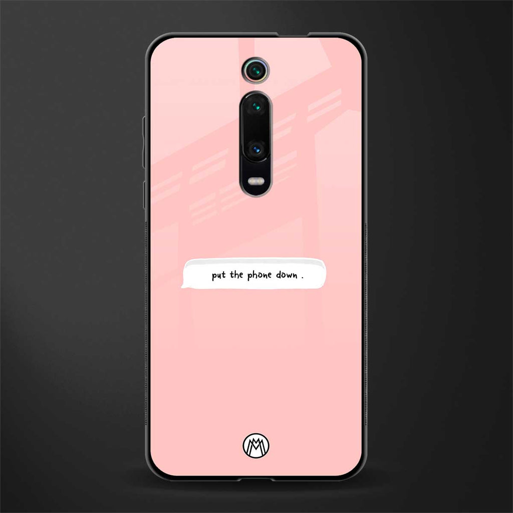 put the phone down glass case for redmi k20 pro image