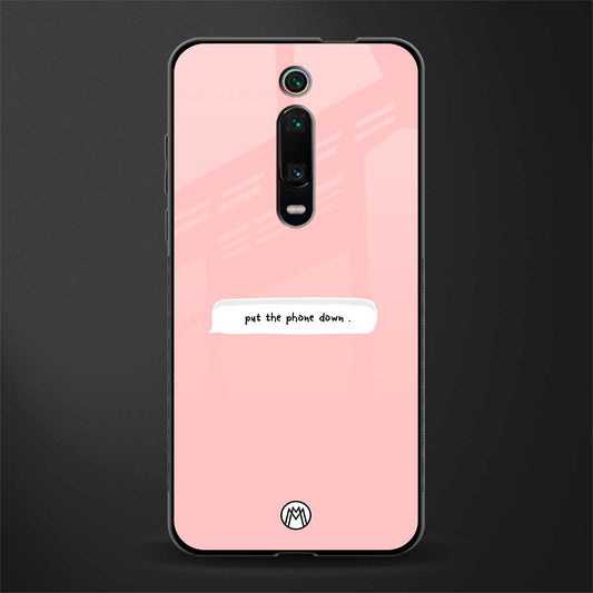 put the phone down glass case for redmi k20 pro image