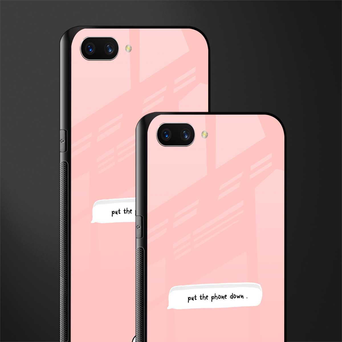 put the phone down glass case for realme c1 image-2