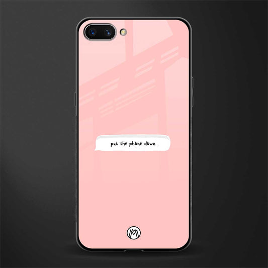 put the phone down glass case for realme c1 image