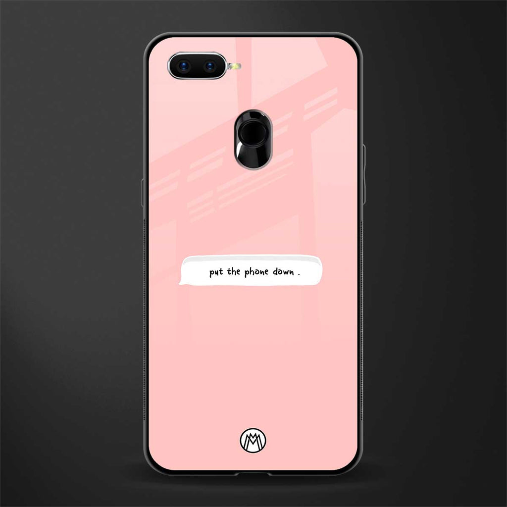 put the phone down glass case for oppo a12 image