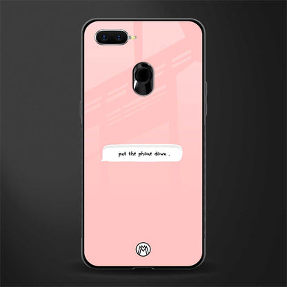put the phone down glass case for oppo a12 image