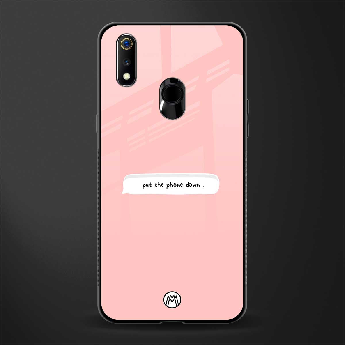 put the phone down glass case for realme 3 pro image