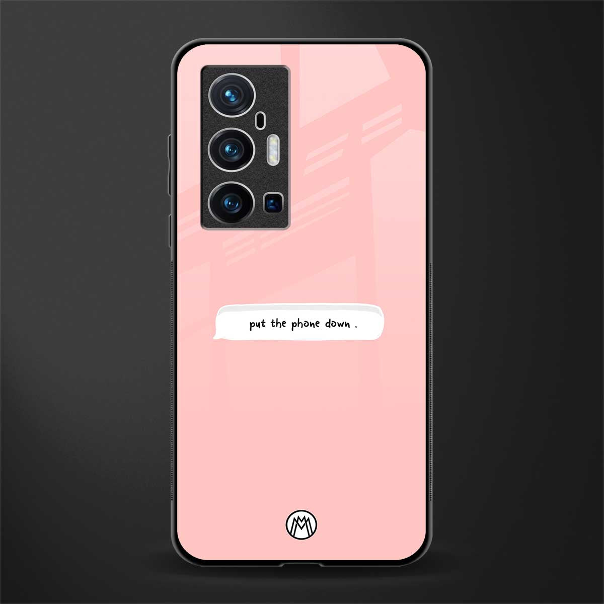 put the phone down glass case for vivo x70 pro plus image