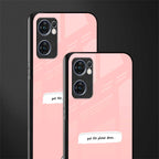 put the phone down glass case for oppo reno7 5g image-2