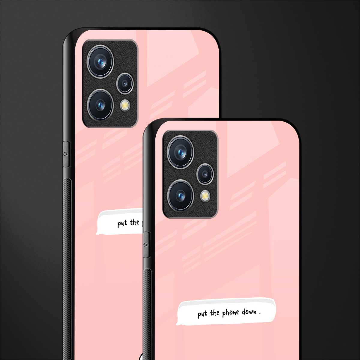 put the phone down glass case for realme 9 pro plus 5g image-2