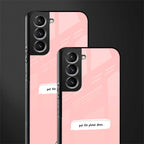 put the phone down glass case for samsung galaxy s22 plus 5g image-2