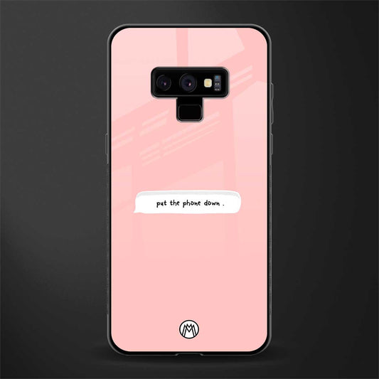 put the phone down glass case for samsung galaxy note 9 image