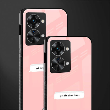 put the phone down glass case for phone case | glass case for oneplus nord 2t 5g