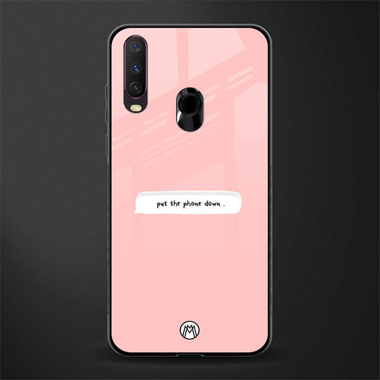 put the phone down glass case for vivo y15 image