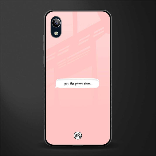 put the phone down glass case for vivo y90 image