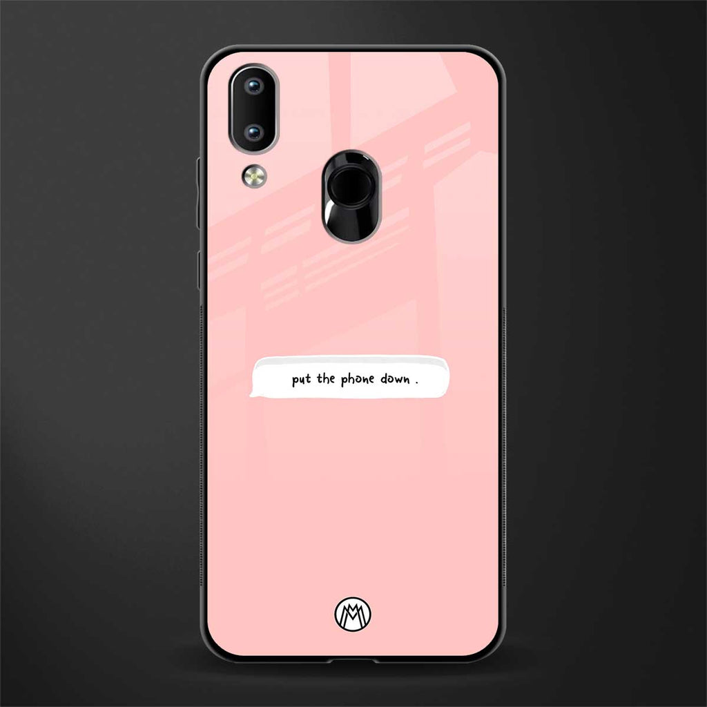 put the phone down glass case for vivo y91 image