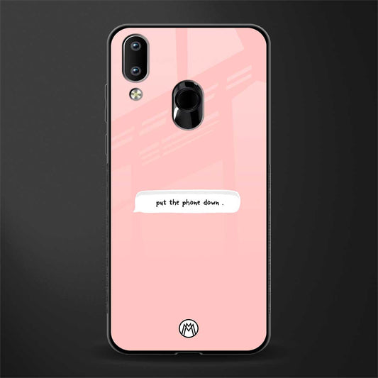 put the phone down glass case for vivo y91 image