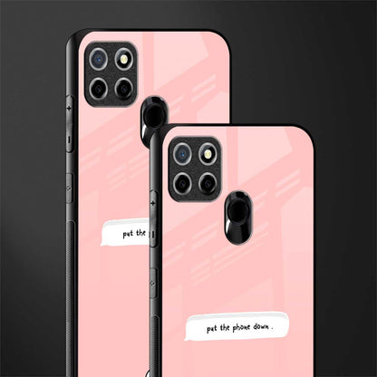 put the phone down glass case for realme narzo 30a image-2